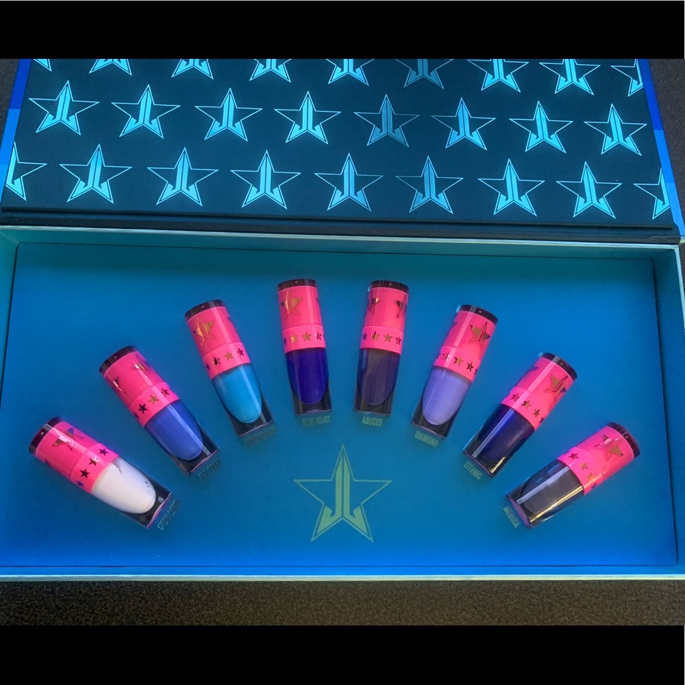 Jeffree Star Blue Blooded Mini Velour Liquid Lipstick Bundle